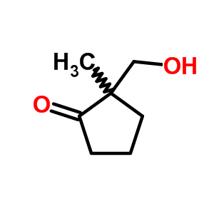 Cyclopentanone,2-(hydroxymethyl)-2-methyl- Structure,10316-60-6Structure