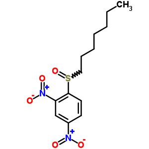 Benzene,1-(heptylsulfinyl)-2,4-dinitro- Structure,1036-52-8Structure