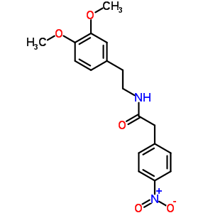 Benzeneacetamide,n-[2-(3,4-dimethoxyphenyl)ethyl]-4-nitro- Structure,10403-40-4Structure