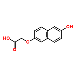 2-[(6-Hydroxy-2-naphthalenyl)oxy]acetic acid Structure,10441-36-8Structure