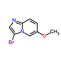 3-Bromo-6-methoxyimidazo[1,2-a]pyridine Structure,1044733-59-6Structure