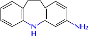 5H-dibenz[b,f]azepin-3-amine, 10,11-dihydro- Structure,10464-35-4Structure