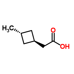 反式-3-甲基-環(huán)丁烷乙酸結(jié)構(gòu)式_104661-03-2結(jié)構(gòu)式