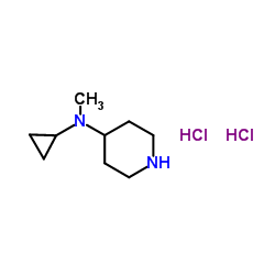 Cyclopropyl-methyl-piperidin-4-yl-amine Structure,1048919-83-0Structure