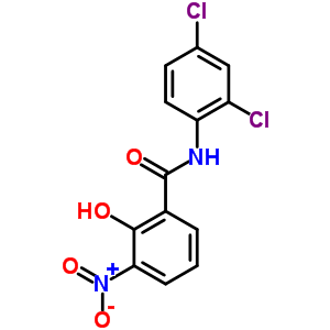 Benzamide, n-(2,4-dichlorophenyl)-2-hydroxy-3-nitro- Structure,10515-50-1Structure