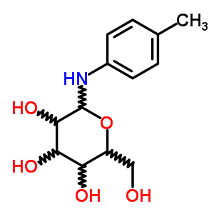 D-glucopyranosylamine,n-(4-methylphenyl)- Structure,10571-77-4Structure