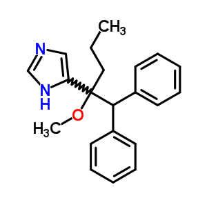 5-[1-(Diphenylmethyl)-1-methoxybutyl]-1h-imidazole Structure,106147-71-1Structure