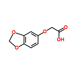 (1,3-benzodioxol-5-yloxy)acetic acid Structure,106690-33-9Structure