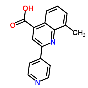 8-Methyl-2-pyridin-4-ylquinoline-4-carboxylic acid Structure,107027-42-9Structure