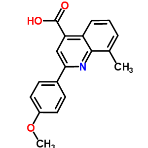 2-(4-Methoxyphenyl)-8-methylquinoline-4-carboxylic acid Structure,107027-47-4Structure