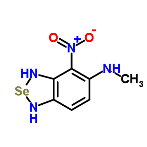 5-Methylamino-4-nitro-2,1,3-benzoselenadiazole Structure,107095-01-2Structure