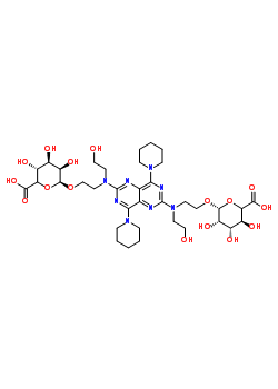 Dipyridamole di-o-b-d-glucuronide Structure,107136-95-8Structure