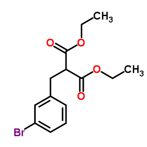 Diethyl 2-(3-bromobenzyl)malonate Structure,107558-73-6Structure