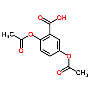 Benzoic acid,2,5-bis(acetyloxy)- Structure,1084-96-4Structure