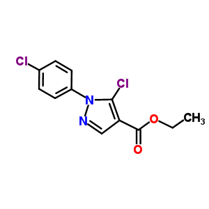 Ethyl 5-chloro-1-(4-chlorophenyl)-1h-pyrazole-4-carboxylate Structure,110821-36-8Structure