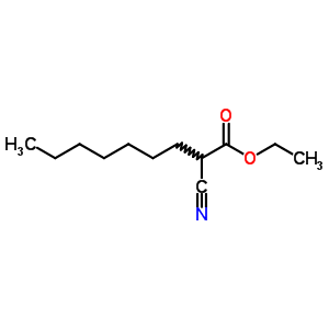 Ethyl 2-cyanononanoate Structure,1114-73-4Structure