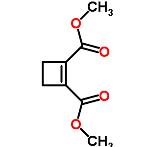 Dimethyl cyclobut-1-ene-1,2-dicarboxylate Structure,1128-10-5Structure