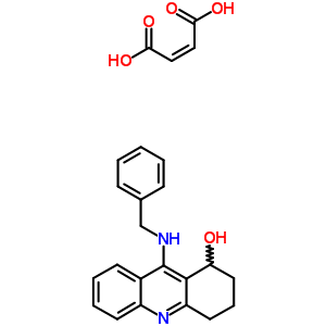 9 - (芐基氨基)-1,2,3,4 -四氫 - 1 -醇馬來(lái)酸結(jié)構(gòu)式_113108-86-4結(jié)構(gòu)式