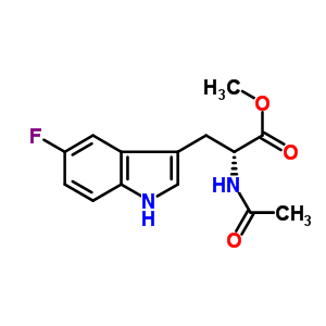 (R)-N-Acetyl-5-Fluoro-Trp-OMe Structure,114872-80-9Structure