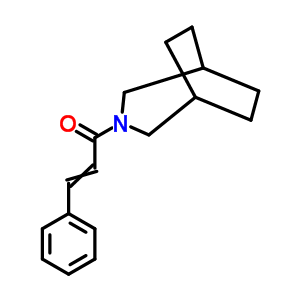 2-Propen-1-one,1-(3-azabicyclo[3.2.2]non-3-yl)-3-phenyl- Structure,1152-45-0Structure