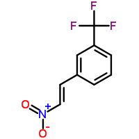 3-三氟甲基-β-硝基苯乙烯結(jié)構(gòu)式_115665-96-8結(jié)構(gòu)式