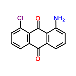 9,10-Anthracenedione,1-amino-8-chloro- Structure,117-09-9Structure