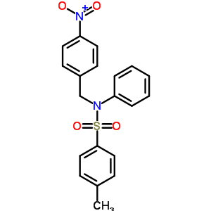 Benzenesulfonamide,4-methyl-n-[(4-nitrophenyl)methyl]-n-phenyl- Structure,1171-92-2Structure