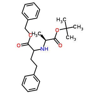 N-[1-(s)-benzyloxycarbonyl-3-phenylpropyl]-l-alanine tert-butyl ester Structure,117560-14-2Structure