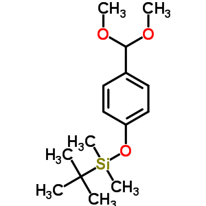 Tert-butyl[4-(dimethoxymethyl)phenoxy]dimethylsilane Structure,118736-04-2Structure