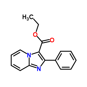 Ethyl2-phenylimidazo[1,2-a]pyridine-3-carboxylate Structure,119448-82-7Structure