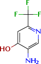 5-Amino-2-(trifluoromethyl)pyridin-4-ol Structure,1196153-82-8Structure