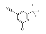 2-Chloro-6-(trifluoromethyl)-4-pyridinecarbonitrile Structure,1196155-38-0Structure