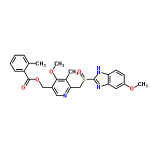 O-toluoyl-5-hydroxy omeprazole Structure,120003-79-4Structure