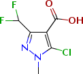 5-Chloro-3-(difluoromethyl)-1-methyl-1h-pyrazole-4-carboxylic acid Structure,1202993-11-0Structure