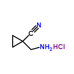 1-Aminomethyl-cyclopropanecarbonitrile hydrochloride Structure,1205544-78-0Structure