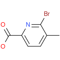 6-Bromo-5-methyl-pyridine-2-carboxylic acid Structure,1211516-25-4Structure