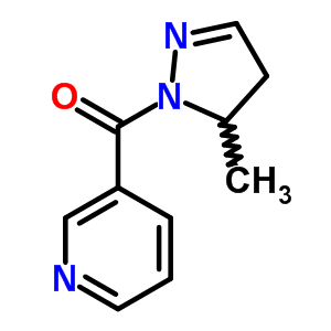 (5-Methyl-4,5-dihydro-1h-pyrazol-1-yl)(pyridin-3-yl)methanone Structure,121306-58-9Structure