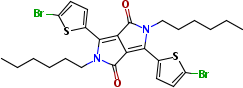 3,6-Bis(5-bromo-2-thienyl)-2,5-dihexyl-2,5-dihydro-pyrrolo[3,4-c]pyrrole-1,4-dione Structure,1214906-01-0Structure