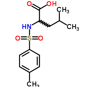 n-[(4-甲基苯基)磺酰基]-L-亮氨酸結(jié)構(gòu)式_1220-80-0結(jié)構(gòu)式