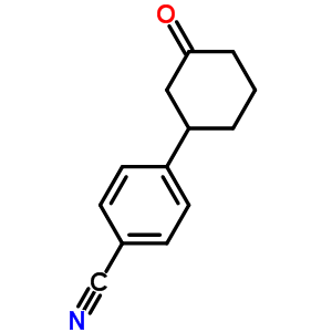 4-(3-Oxocyclohexyl)benzonitrile Structure,123732-09-2Structure