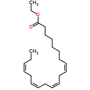 omega-3花生四烯酸乙酯結(jié)構(gòu)式_123940-93-2結(jié)構(gòu)式