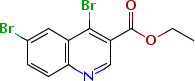 4,6-Dibromo-3-quinolinecarboxylic acid ethyl ester Structure,1242260-51-0Structure