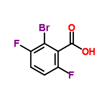 2-Bromo-3,6-difluorobenzoic acid Structure,124244-65-1Structure