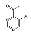 1-(5-Bromo-pyrimidin-4-yl)-ethanone Structure,1245643-85-9Structure