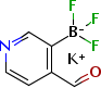 Potassiumtrifluoro(4-formylpyridin-3-yl)borate Structure,1245906-59-5Structure