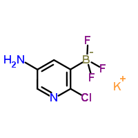 Potassium(5-amino-2-chloropyridin-3-yl)trifluoroborate Structure,1245906-63-1Structure