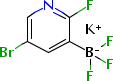 Potassium(5-bromo-2-fluoropyridin-3-yl)trifluoroborate Structure,1245906-64-2Structure