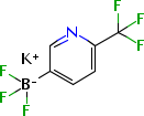 Potassiumtrifluoro(6-(trifluoromethyl)pyridin-3-yl)borate Structure,1245906-75-5Structure