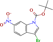 N-boc-3-bromo-6-nitroindole Structure,1246471-29-3Structure