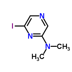 6-Iodo-n,n-dimethyl-2-pyrazinamine Structure,125060-66-4Structure